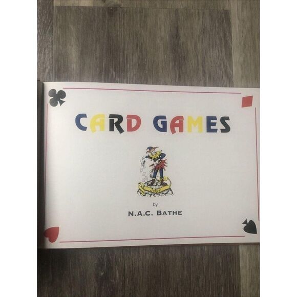 Card Games Gift Set by N. A. C. Bathe Book & New C - Picture 7 of 12
